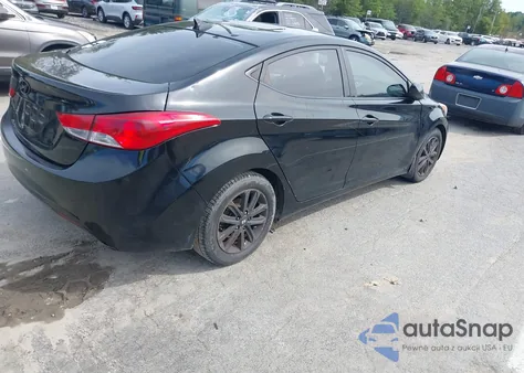 2013 Hyundai Elantra Gls из США, поврежденный, VIN KMHDH4AE0DU755106